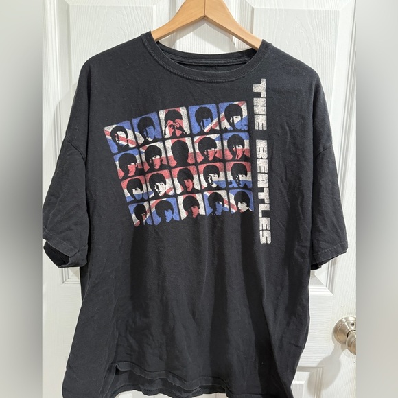 The Beatles Black and Multicolor Short Sleeve punk rock metal British invasion - Picture 1 of 3
